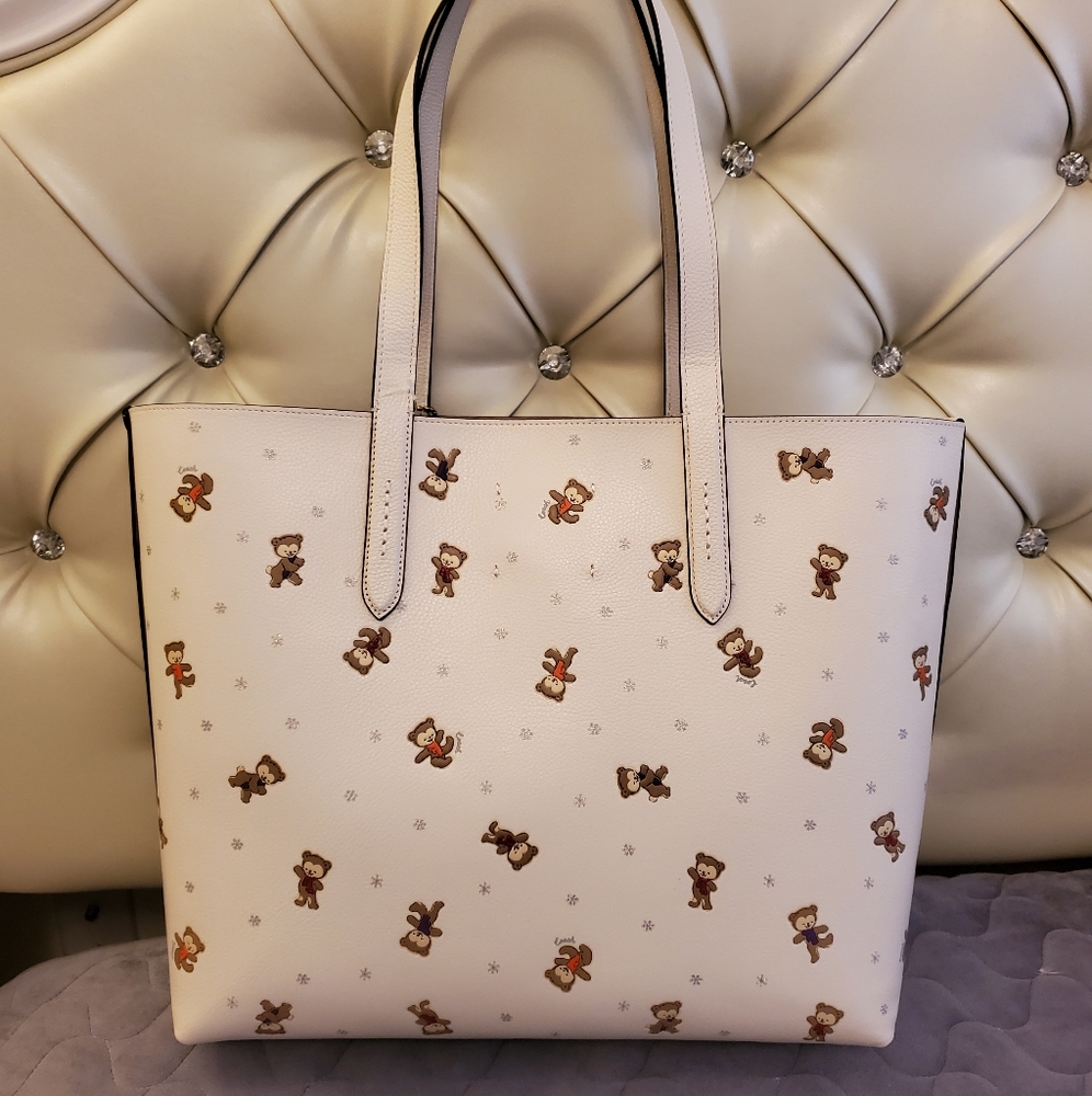 New Coach Women's Highline Leather Tote Bag